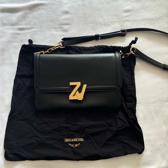 Zadig & Voltaire ZV Initiale shoulder/crossbody leather bag - Picture 6 of 6